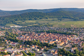 Image drone de Wissembourg dans le département Bas Rhin, France