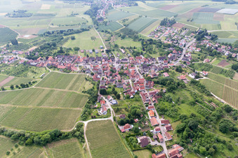 Rott dans le département Bas Rhin, France d'en haut
