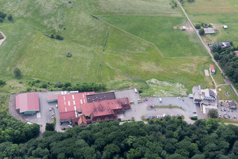 Cleebourg dans le département Bas Rhin, France vue d'en haut
