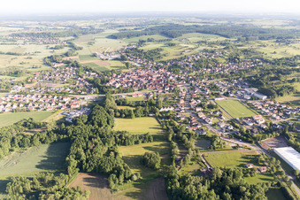 Photographie aérienne de Wœrth dans le département Bas Rhin, France