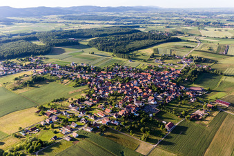 Photographie aérienne de Schönenbourg à Schœnenbourg dans le département Bas Rhin, France