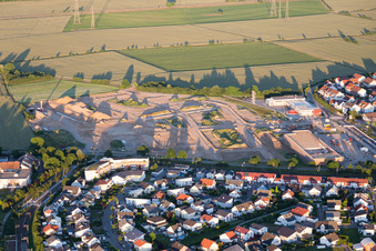 Photographie aérienne de Quartier Hochstetten in Linkenheim-Hochstetten dans le département Bade-Wurtemberg, Allemagne
