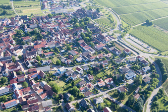Quartier Schweigen in Schweigen-Rechtenbach dans le département Rhénanie-Palatinat, Allemagne vue d'en haut