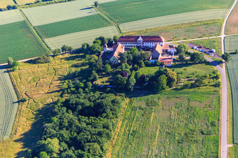 Vue aérienne de Atelier pour les talents cachés à but non lucratif GmbH à Haftelhof du sud à Schweighofen dans le département Rhénanie-Palatinat, Allemagne