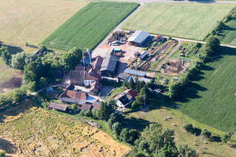 Quartier Schaidt in Wörth am Rhein dans le département Rhénanie-Palatinat, Allemagne vue du ciel