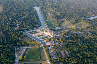 Vue d'oiseau de Chambord dans le département Loir et Cher, France