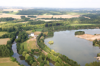 Vue oblique de Naveil dans le département Loir et Cher, France