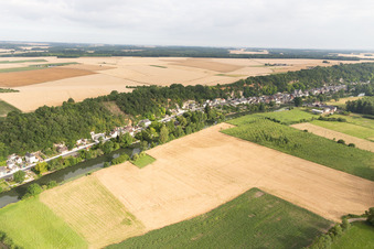 Saint-Rimay dans le département Loir et Cher, France hors des airs