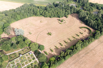 Enregistrement par drone de Saint-Cyr-du-Gault dans le département Loir et Cher, France
