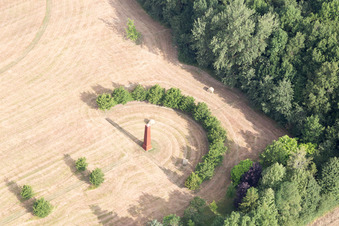 Image drone de Saint-Cyr-du-Gault dans le département Loir et Cher, France
