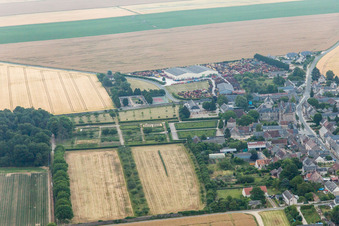 Talcy dans le département Loir et Cher, France vue du ciel