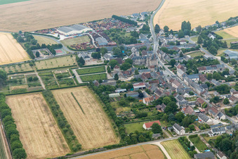 Enregistrement par drone de Talcy dans le département Loir et Cher, France