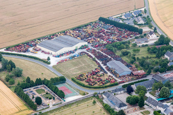 Image drone de Talcy dans le département Loir et Cher, France