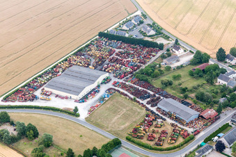 Talcy dans le département Loir et Cher, France d'un drone