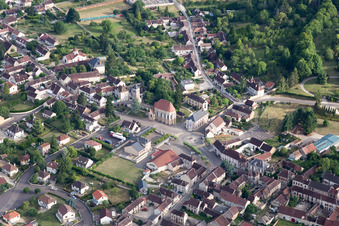 Photographie aérienne de Bussy-en-Othe dans le département Yonne, France