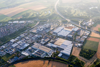 Vue aérienne de Quartier Eglosheim in Ludwigsburg dans le département Bade-Wurtemberg, Allemagne