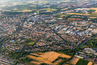 Vue aérienne de Ludwigsburg dans le département Bade-Wurtemberg, Allemagne