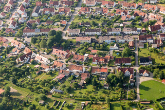 Photographie aérienne de Colonie de Ramberg à le quartier Riedlingen in Donauwörth dans le département Bavière, Allemagne