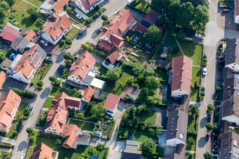 Colonie de Ramberg à le quartier Riedlingen in Donauwörth dans le département Bavière, Allemagne vue du ciel
