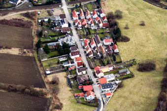 Vue aérienne de Rue Heinrich-Schütz à Wörth am Rhein dans le département Rhénanie-Palatinat, Allemagne