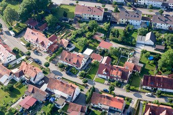 Photographie aérienne de Colonie de Ramberg à le quartier Riedlingen in Donauwörth dans le département Bavière, Allemagne