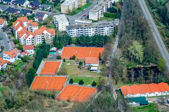 Vue aérienne de TC77 Jockgrim eV à Jockgrim dans le département Rhénanie-Palatinat, Allemagne