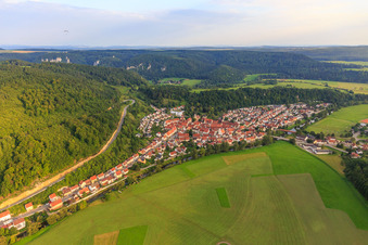 Vue aérienne de Vue du nord à Fridingen an der Donau dans le département Bade-Wurtemberg, Allemagne