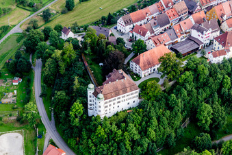 Vue aérienne de Verrouillage arrière à Mühlheim an der Donau dans le département Bade-Wurtemberg, Allemagne