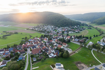 Vue aérienne de Quartier Zimmern in Immendingen dans le département Bade-Wurtemberg, Allemagne