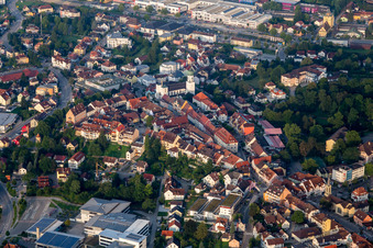 Vue aérienne de Pfarrstr à Stockach dans le département Bade-Wurtemberg, Allemagne