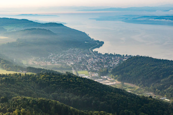 Enregistrement par drone de Quartier Ludwigshafen in Bodman-Ludwigshafen dans le département Bade-Wurtemberg, Allemagne