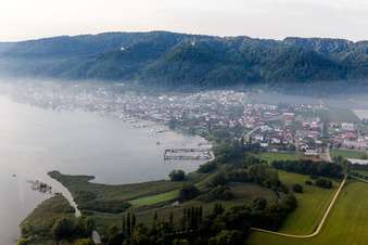 Vue oblique de Quartier Bodman in Bodman-Ludwigshafen dans le département Bade-Wurtemberg, Allemagne