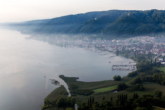 Quartier Bodman in Bodman-Ludwigshafen dans le département Bade-Wurtemberg, Allemagne d'en haut