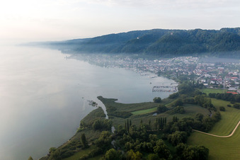 Quartier Bodman in Bodman-Ludwigshafen dans le département Bade-Wurtemberg, Allemagne hors des airs