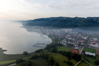 Quartier Bodman in Bodman-Ludwigshafen dans le département Bade-Wurtemberg, Allemagne vue d'en haut