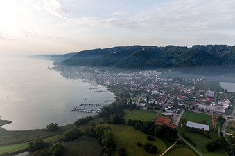 Quartier Bodman in Bodman-Ludwigshafen dans le département Bade-Wurtemberg, Allemagne depuis l'avion