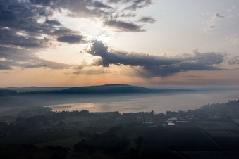 Quartier Bodman in Bodman-Ludwigshafen dans le département Bade-Wurtemberg, Allemagne vue du ciel