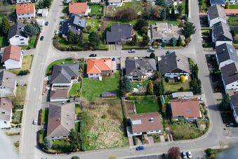 Vue aérienne de Kolpingstr à Kandel dans le département Rhénanie-Palatinat, Allemagne