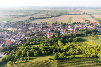 Quartier Heßloch in Dittelsheim-Heßloch dans le département Rhénanie-Palatinat, Allemagne vue d'en haut