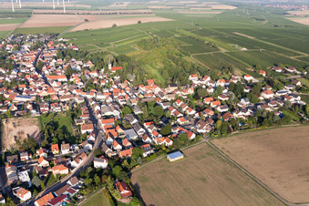 Quartier Heßloch in Dittelsheim-Heßloch dans le département Rhénanie-Palatinat, Allemagne vue du ciel