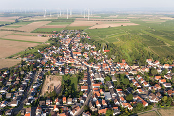 Enregistrement par drone de Quartier Heßloch in Dittelsheim-Heßloch dans le département Rhénanie-Palatinat, Allemagne