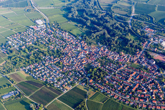 Vue d'oiseau de Quartier Godramstein in Landau in der Pfalz dans le département Rhénanie-Palatinat, Allemagne