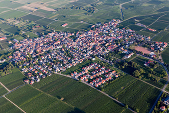 Vue oblique de Quartier Nußdorf in Landau in der Pfalz dans le département Rhénanie-Palatinat, Allemagne