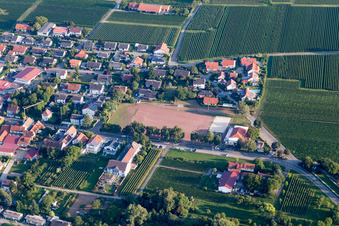 Quartier Nußdorf in Landau in der Pfalz dans le département Rhénanie-Palatinat, Allemagne vue d'en haut