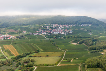 Quartier Gleiszellen in Gleiszellen-Gleishorbach dans le département Rhénanie-Palatinat, Allemagne vue du ciel