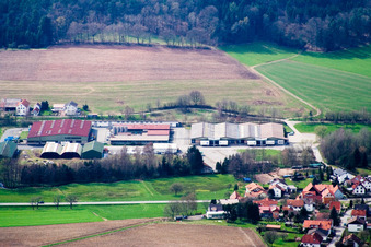 Vue aérienne de CORTEC Kunststoff Technik GmbH & Co. KG à le quartier Wahlen in Grasellenbach dans le département Hesse, Allemagne