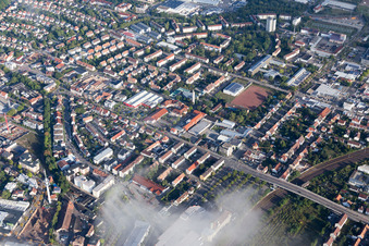 Landau in der Pfalz dans le département Rhénanie-Palatinat, Allemagne vue d'en haut