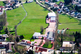 Vue aérienne de Quartier Affolterbach in Wald-Michelbach dans le département Hesse, Allemagne