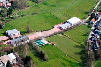 Photographie aérienne de Kocherbach à le quartier Affolterbach in Wald-Michelbach dans le département Hesse, Allemagne