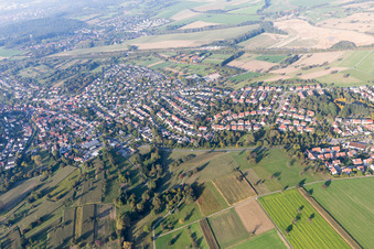 Photographie aérienne de Quartier Palmbach in Karlsruhe dans le département Bade-Wurtemberg, Allemagne